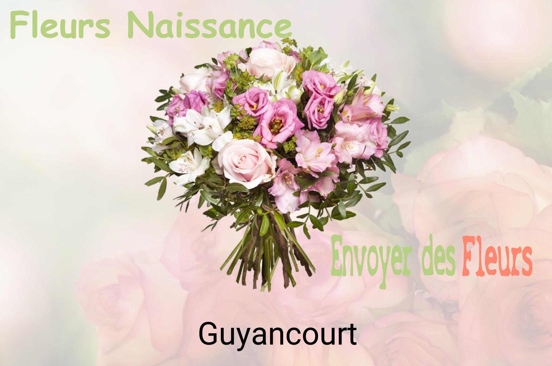 Bouquet de fleurs de naissance livré à Guyancourt